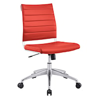 Armless Mid Back Office Chair