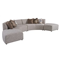 Contemporary Alston 4-Piece Sectional Sofa