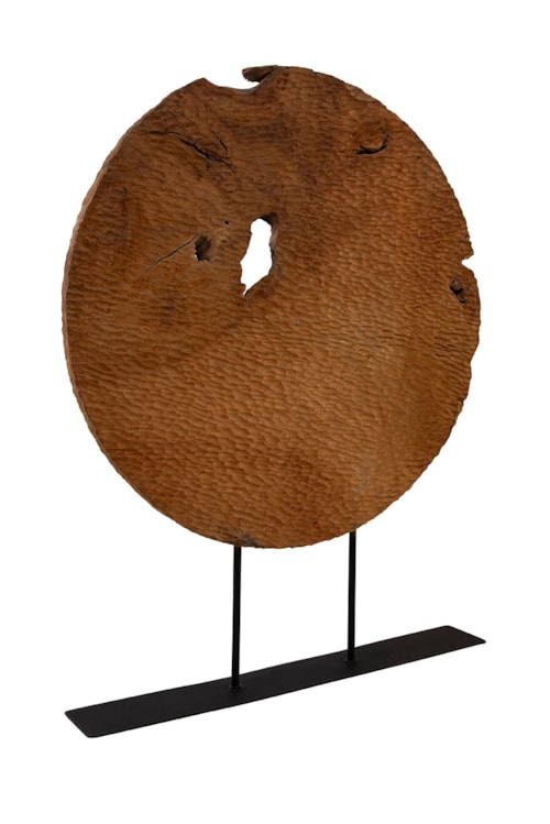 Contemporary Teak Sculpture Set