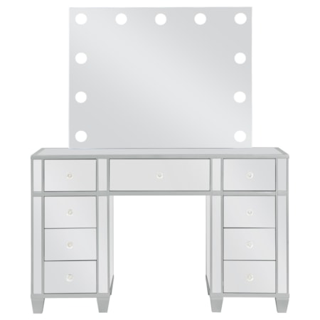 Allora 9-drawer Vanity Set w/ Lighting