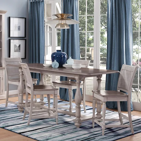 5-Piece Counter Height Dining Set