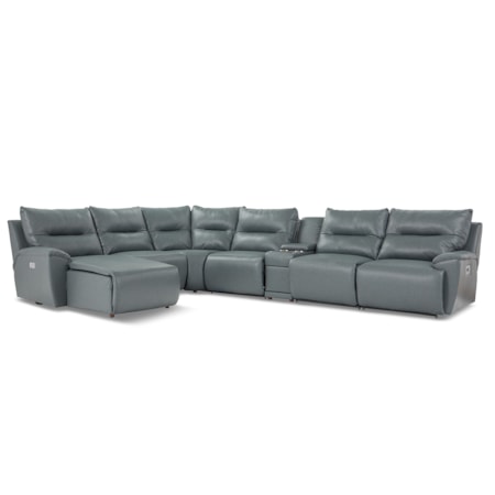 7-Piece Power Reclining Sectional Sofa
