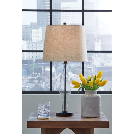 Glass Table Lamp