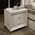 Furniture of America - FOA Allie Contemporary Glam 2-Drawer Nightstand with Felt-Lined Top Drawer