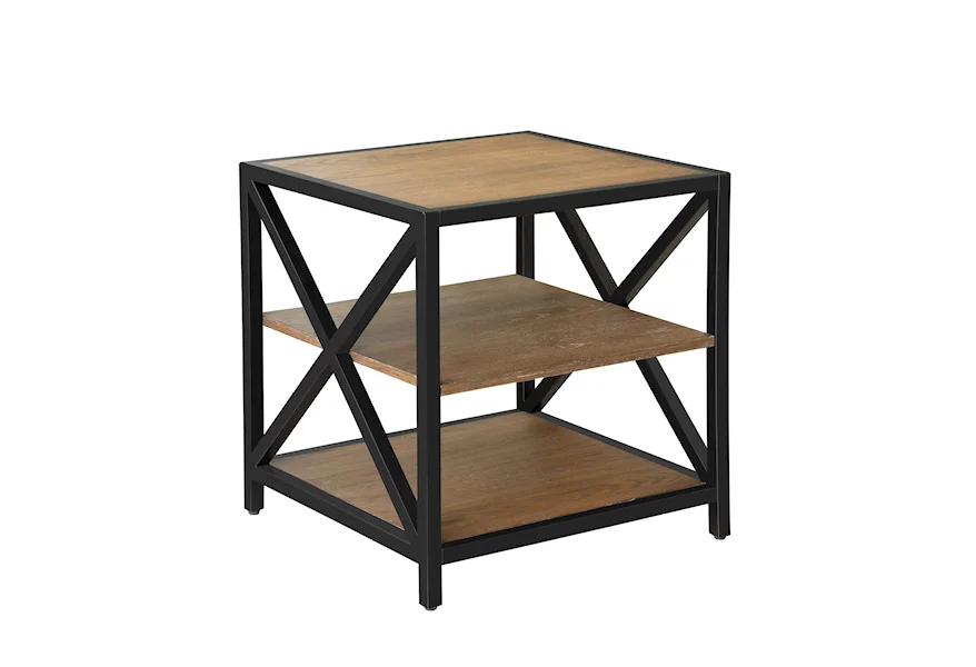 Accents Three Shelf End Table by Accentrics Home at Corner Furniture