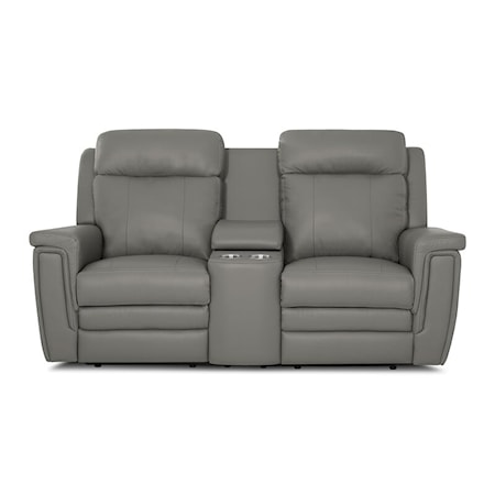 Asher Power Reclining Console Loveseat