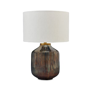 StyleLine Jadstow Glass Table Lamp - L430804