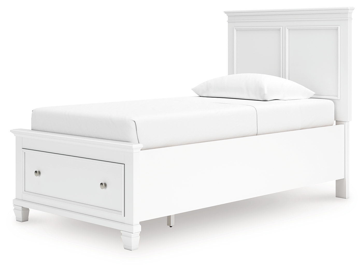 Twin Panel Storage Bed