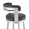 Armen Living Bryant Swivel Barstool