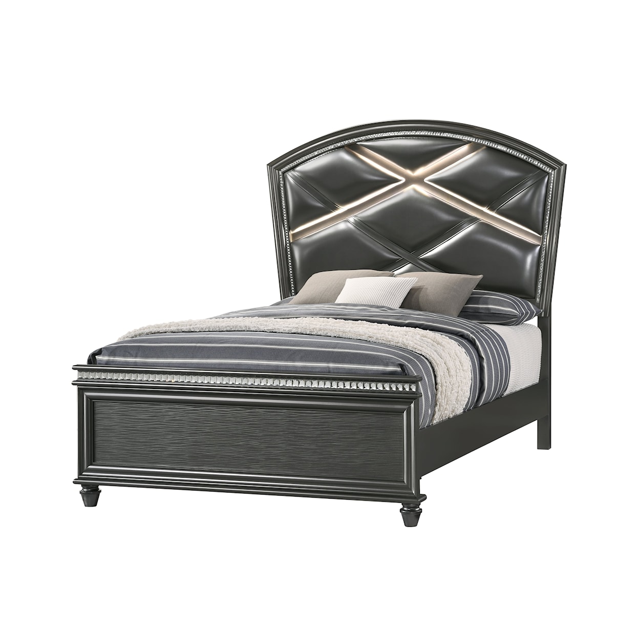 Crown Mark Adira Queen Upholstered Bed