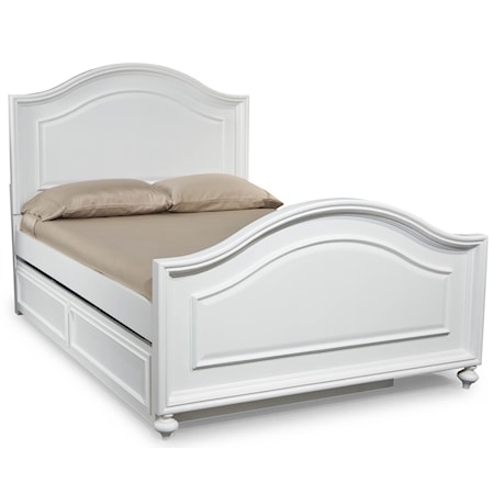 Full Panel Bed with Trundle