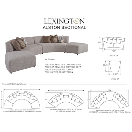 4-Piece Sectional Sofa