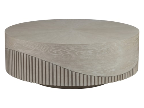 Contemporary Round Cocktail Table