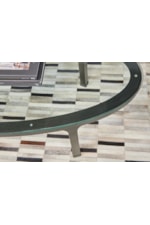 Hammary Ala Carte Contemporary Coffee Table with Glass Top