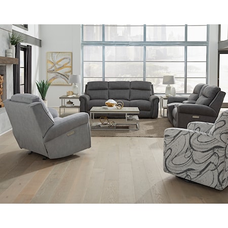 Triple Power Loveseat w/ Console