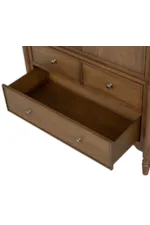 Flexsteel Statements Azalea Traditional Two-Door Armoire with Adjustable Shelving