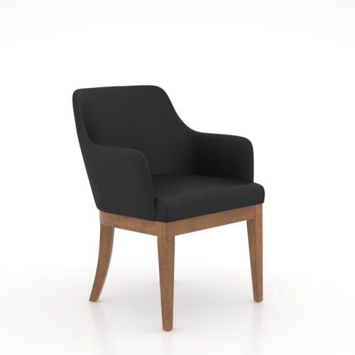 Contemporary Leather Dining Armchair