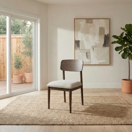 Panel-Back Dining Side Chair