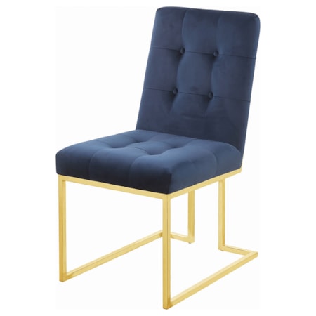 Cisco Velvet Dining Side Chair