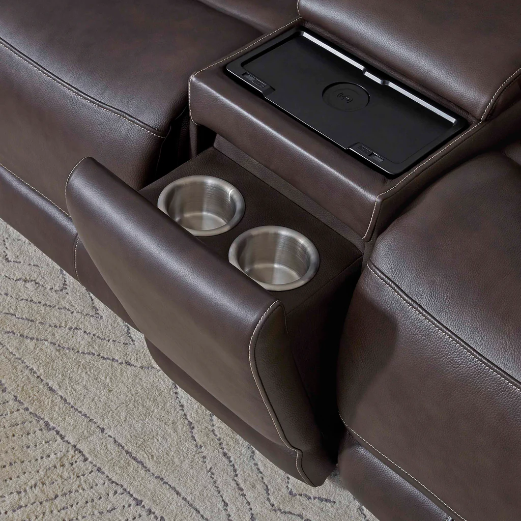 Parker Living Easton 6-pc. Leather Power Reclining Sectional