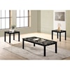 Crown Mark Thurner 3-Piece Faux Marble Occasional Table Set