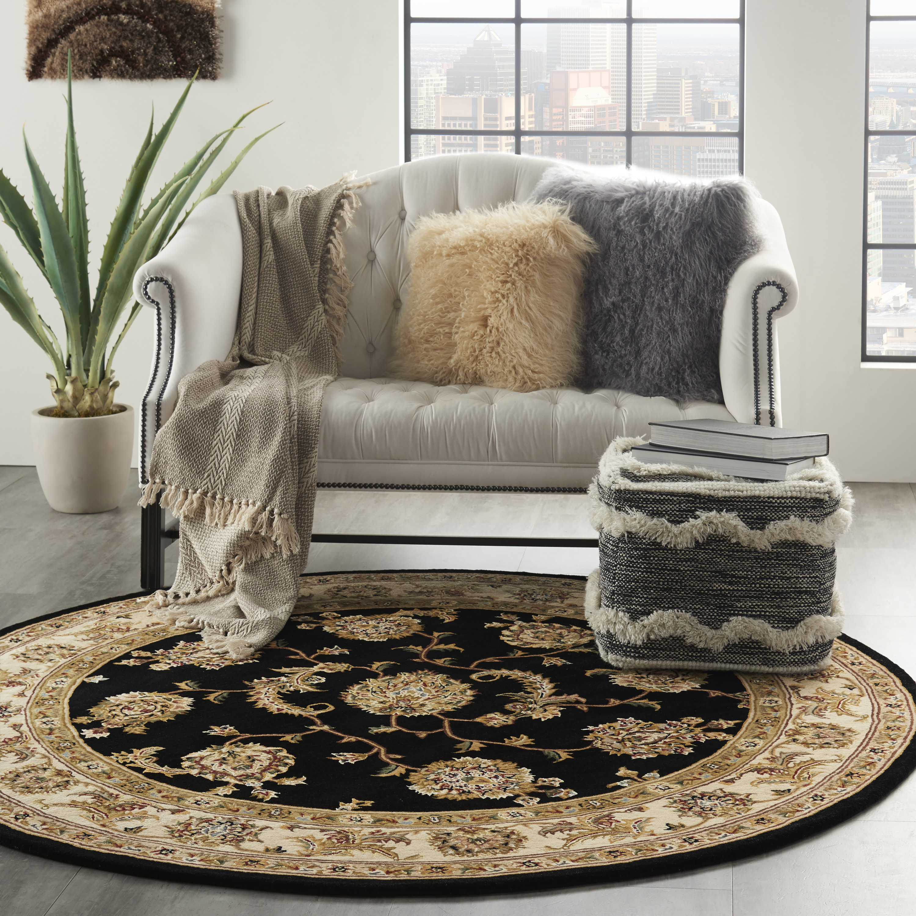 Nourison Nourison 2000 4' Round  Rug