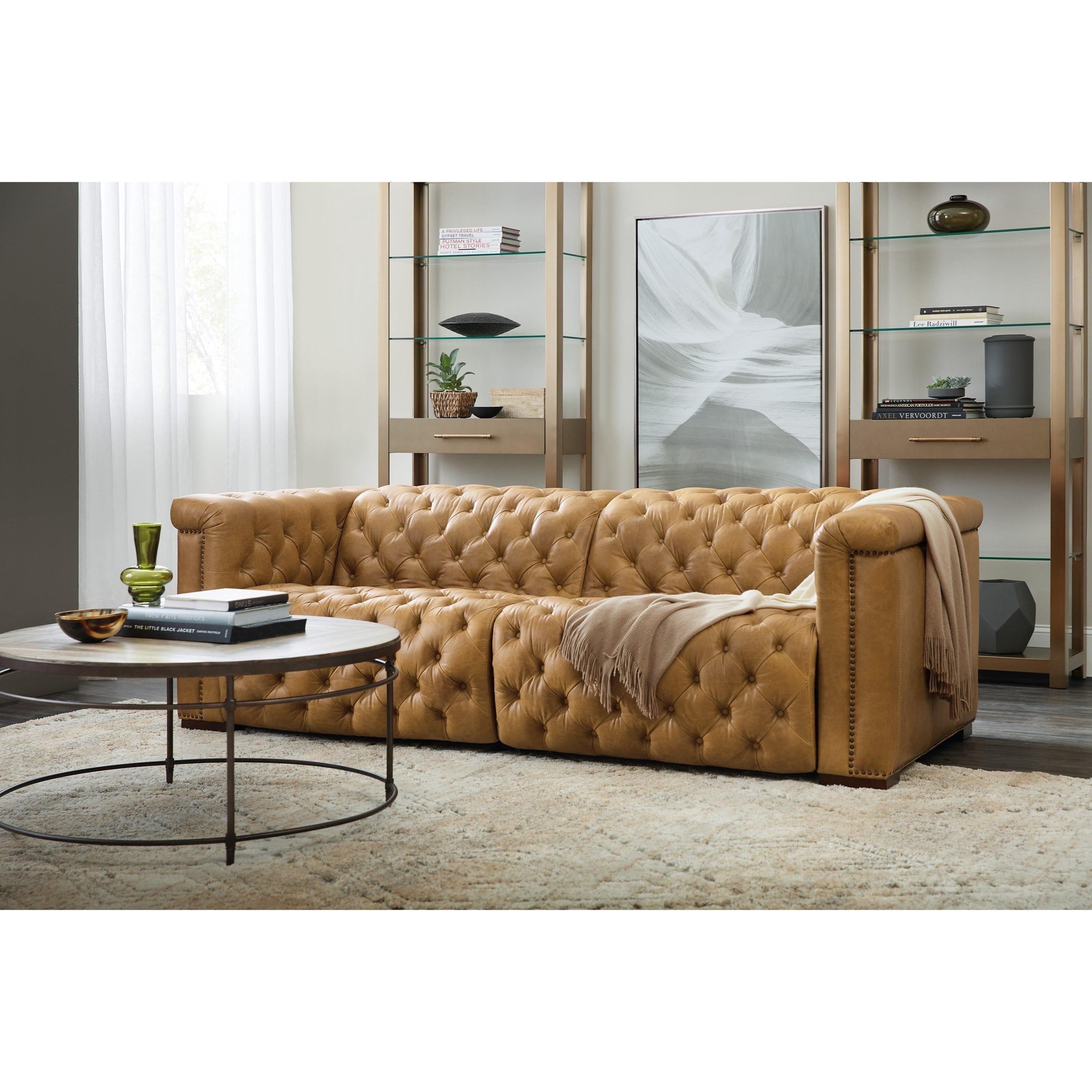 Hooker Furniture Savion Power Leather Motion Sofa