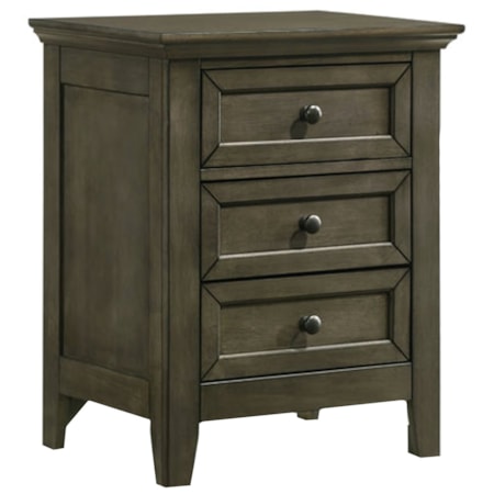 3-Drawer Nightstand