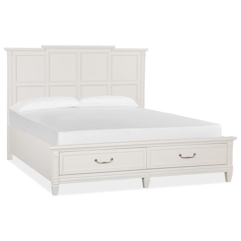 King Panel Storage Bed