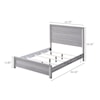 Crown Mark Adelaide King Panel Bed