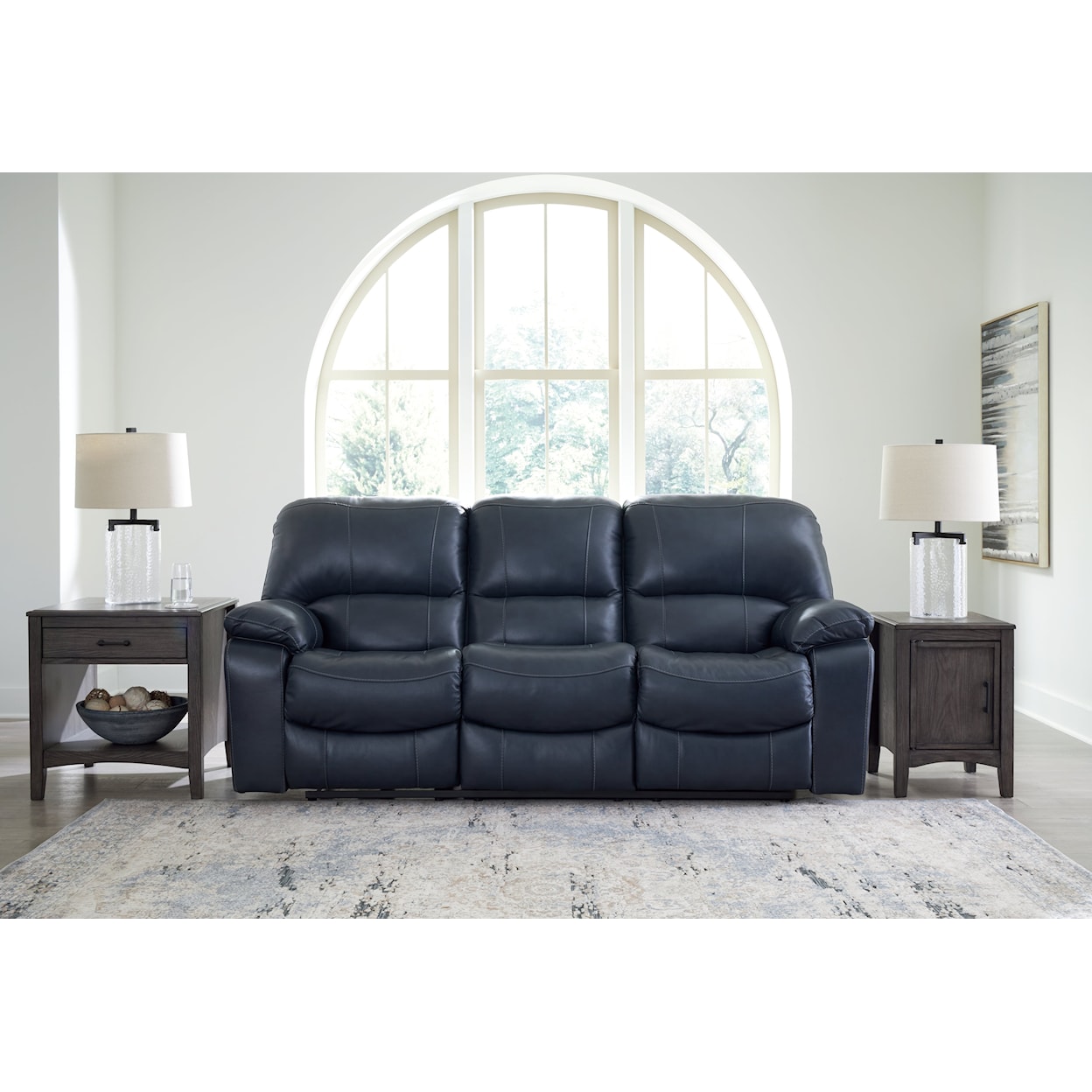 Signature Design by Ashley Furniture Leesworth Power Reclining Sofa