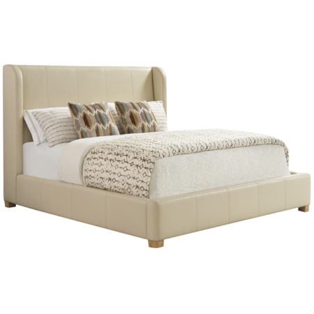 Summerland Leather Queen Bed