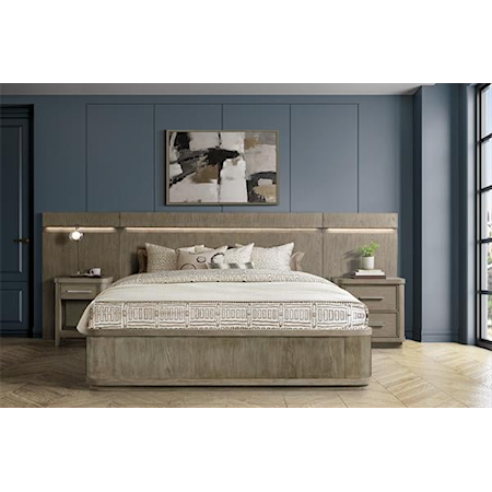 King Panel Bed