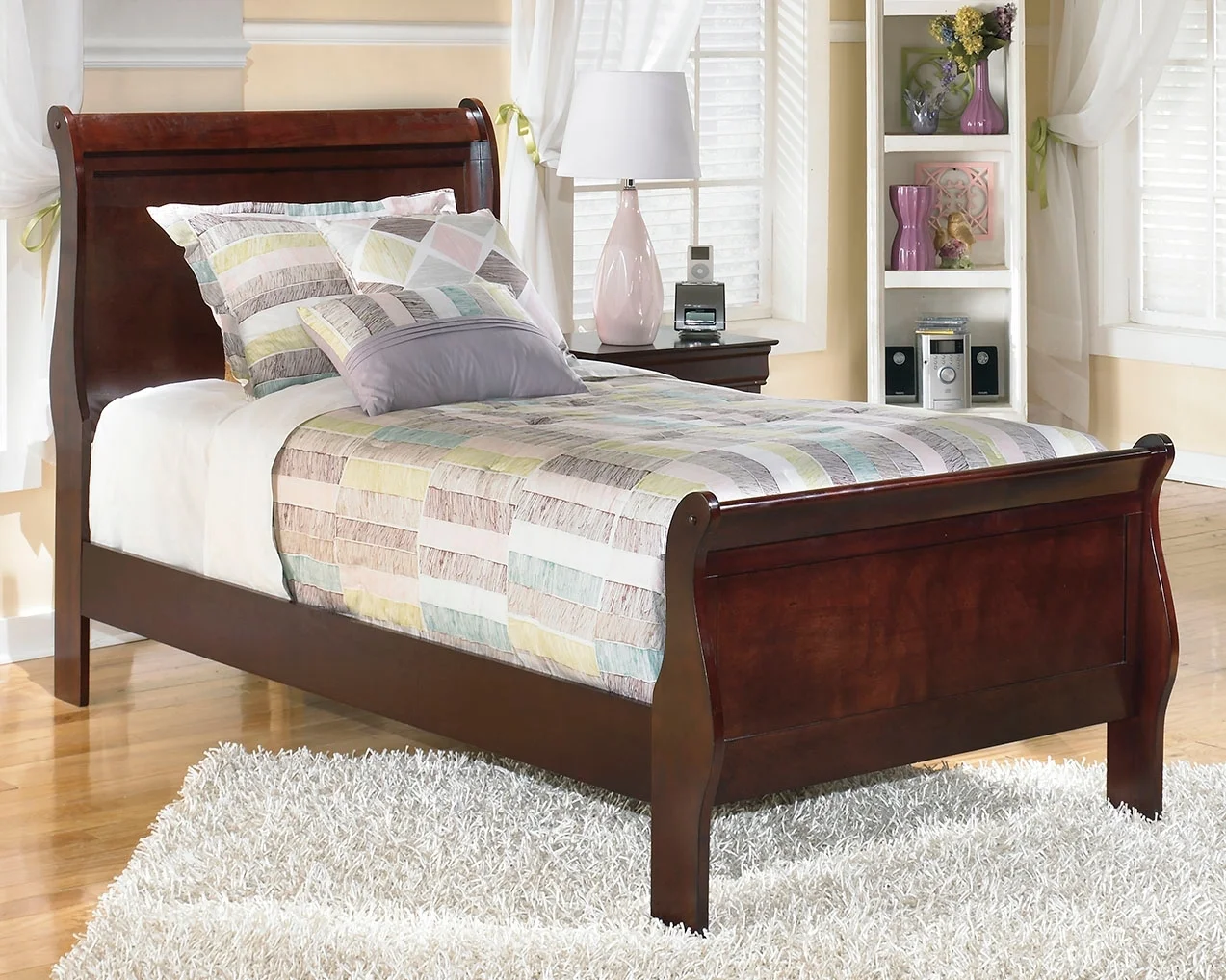 リリパットレーン354☆SLEIGH BELLS Signature Design by Ashley Alisdair B376B5 Twin Sleigh Bed