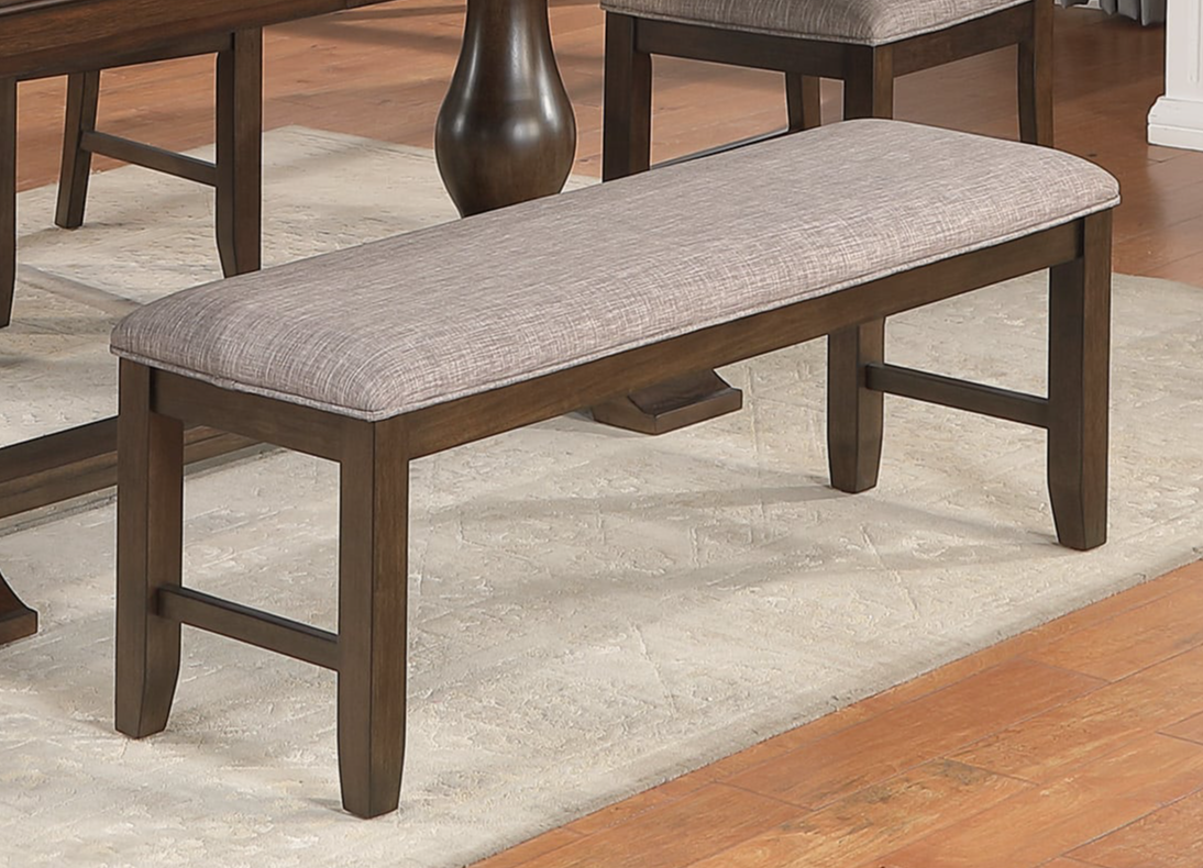 Crown Mark Tarin 2145BENCH Transitional Dining Bench with Upholstered