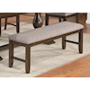 Crown Mark Tarin Upholstered Dining Bench