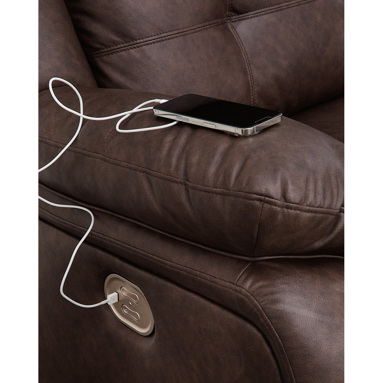 Signature Design by Ashley Punch Up Power Reclining Loveseat
