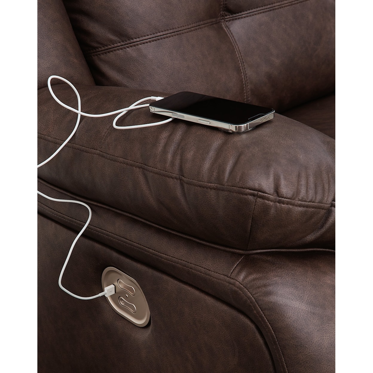 Signature Design by Ashley Punch Up Power Reclining Sofa