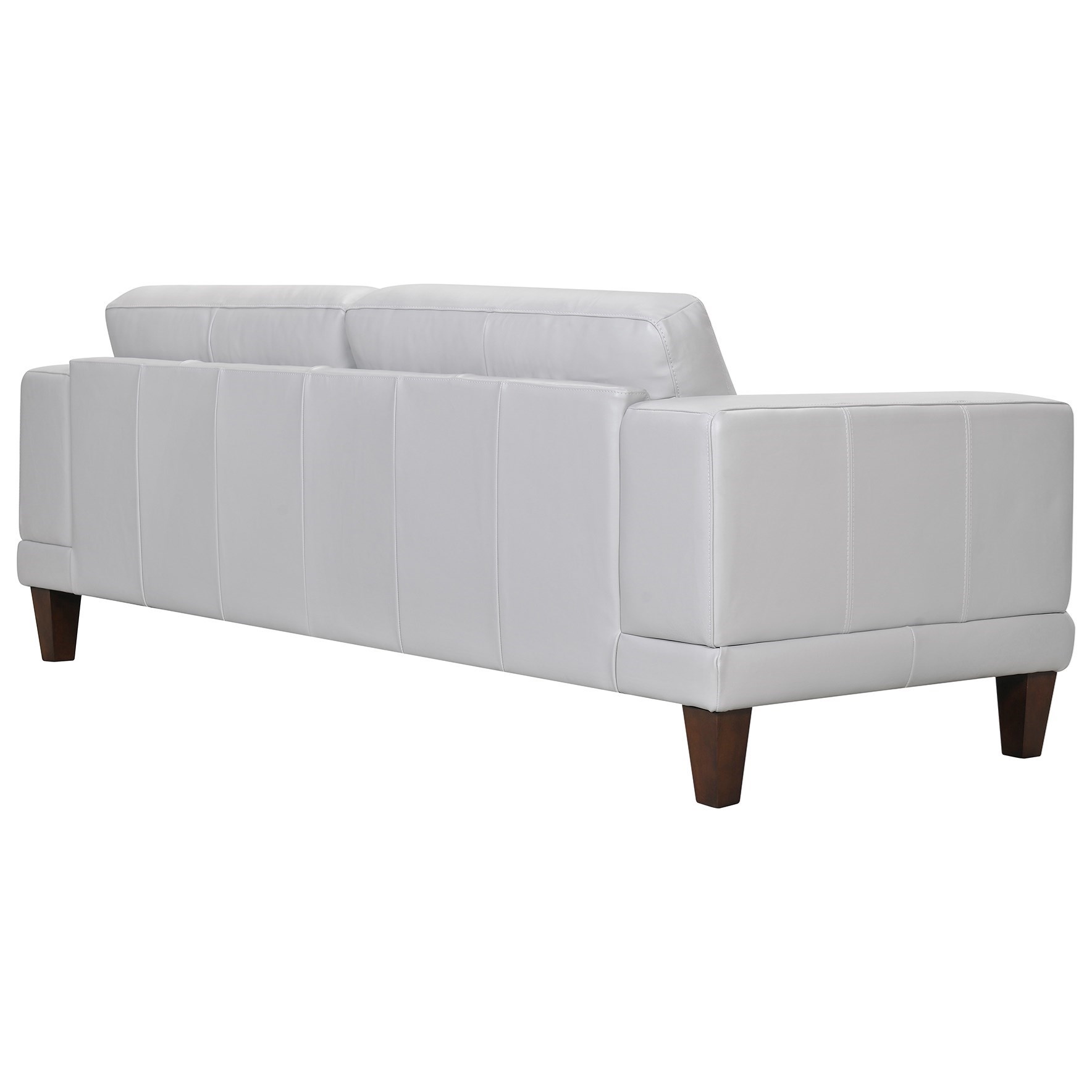 Armen Living Wynne Upholstered Sofa with Bolster Pillows