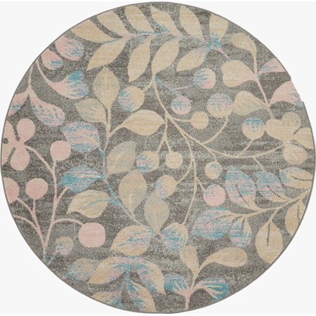 5'3" Round  Rug