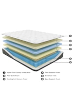 Sierra Sleep Ultra Lux. Firm Tight Top w/ Mem. Foam Ultra Luxury Firm Tight Top with Memory Foam King Mattress