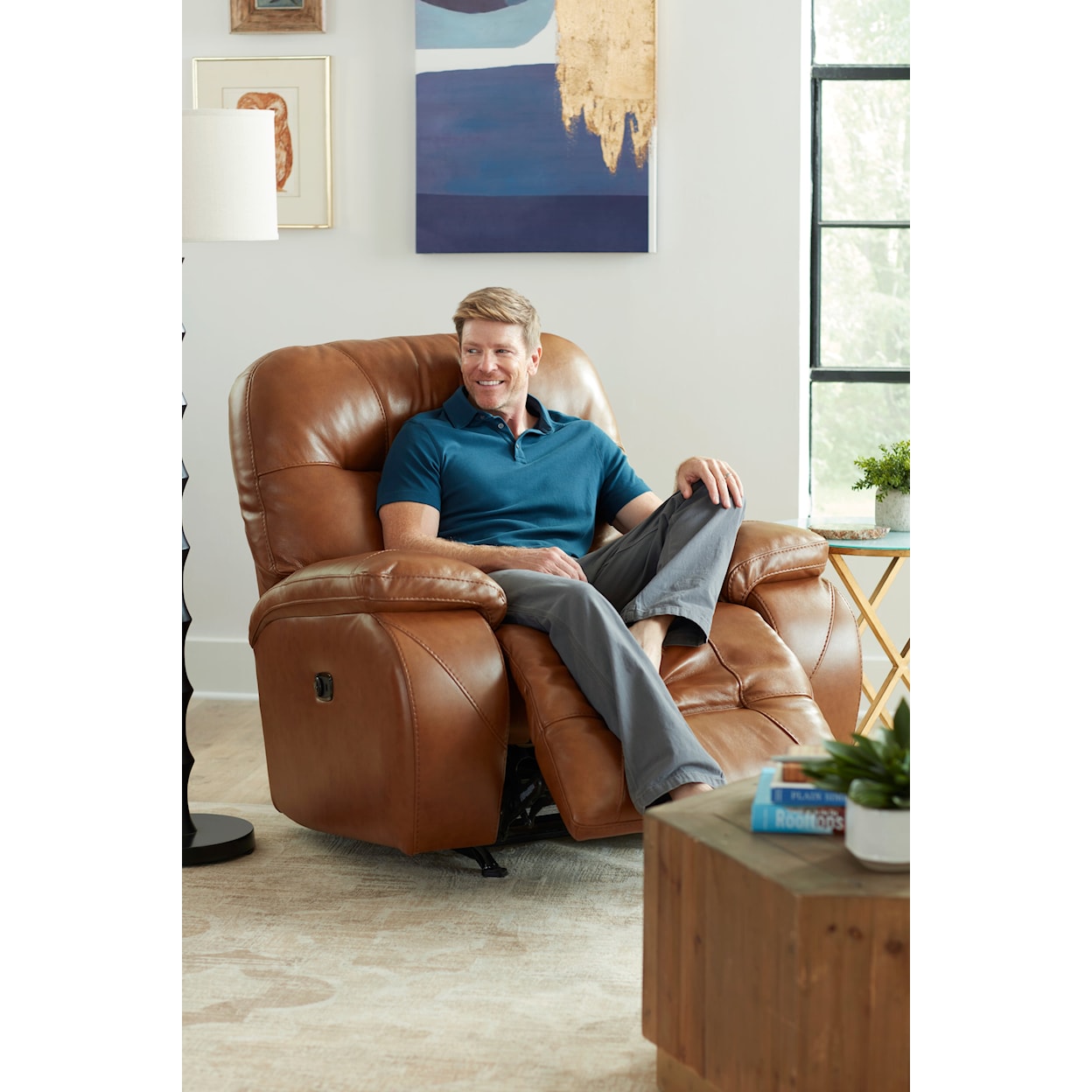 Best Home Furnishings Arial Power Rocker Recliner