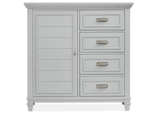Contemporary 4-Drawer Gentlemen's Chest