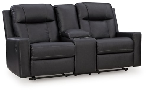 Reclining Loveseat With Console