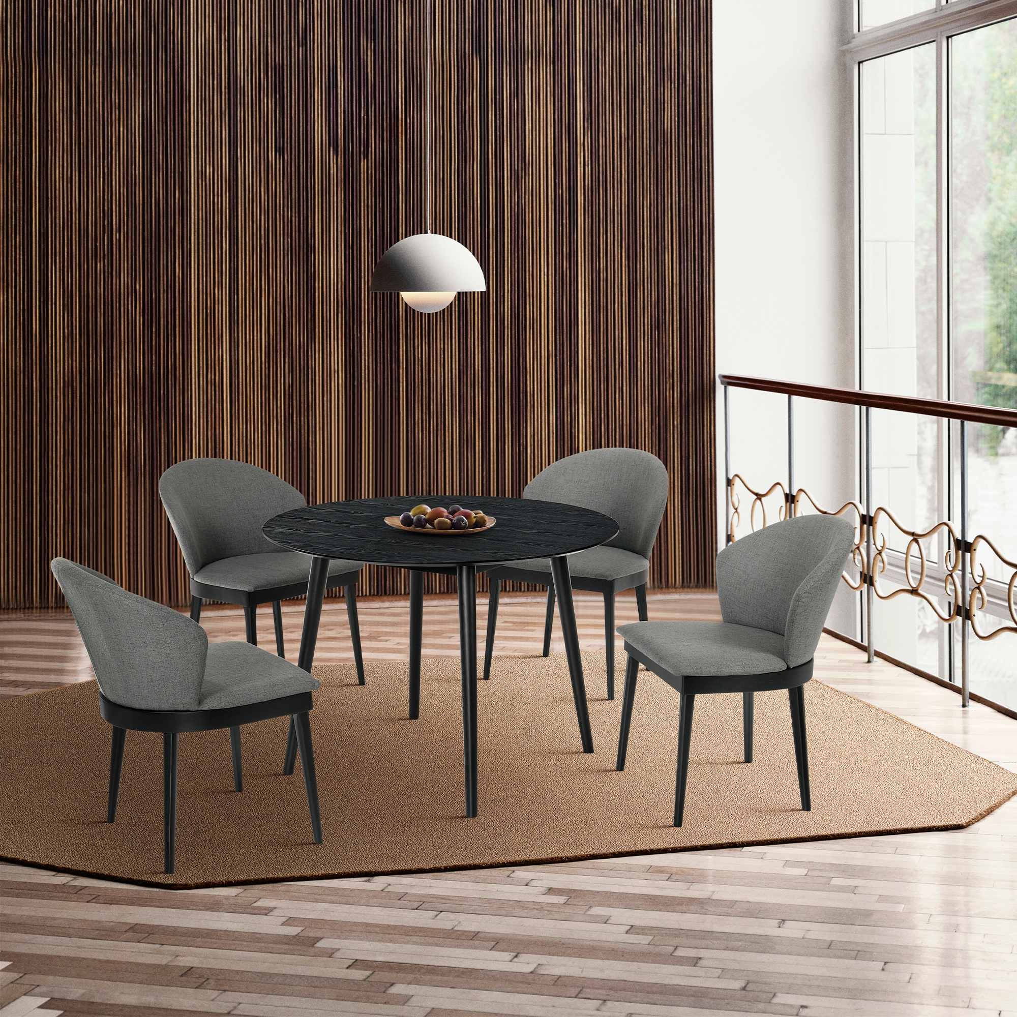 Armen Living Arcadia/Juno 5-Piece Dining Set