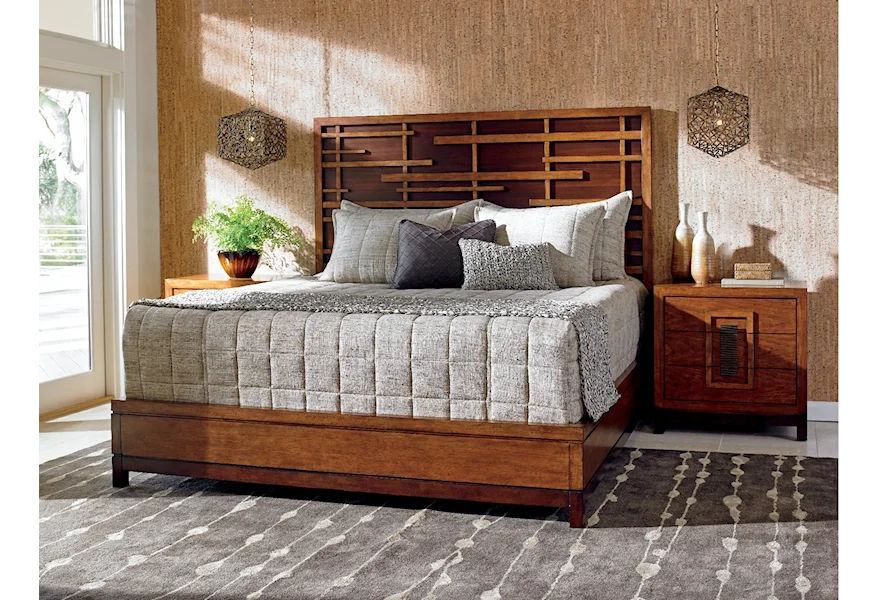 Island Fusion Queen Bedroom Group by Tommy Bahama Home at Baer's Furniture