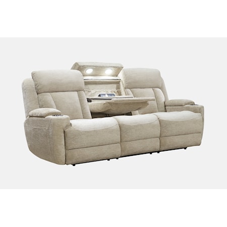 Power Reclining Sofa and Loveseat Set