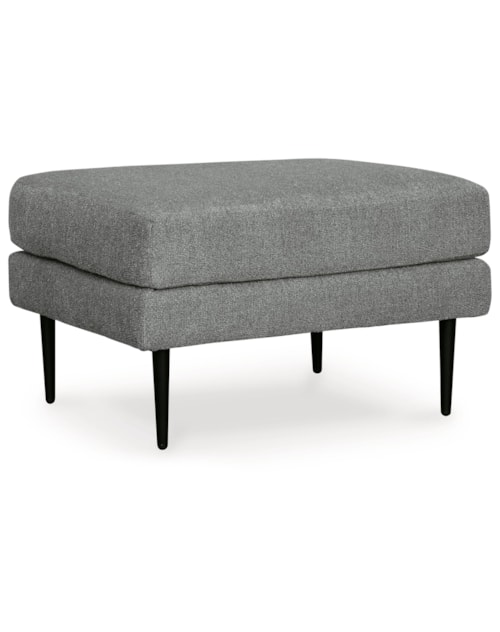 Contemporary Ottoman with Metal Legs