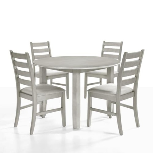 Farmhouse 5-Piece Round Dining Set