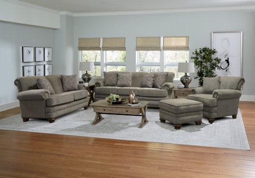 Traditional 4-Piece Living Room Set